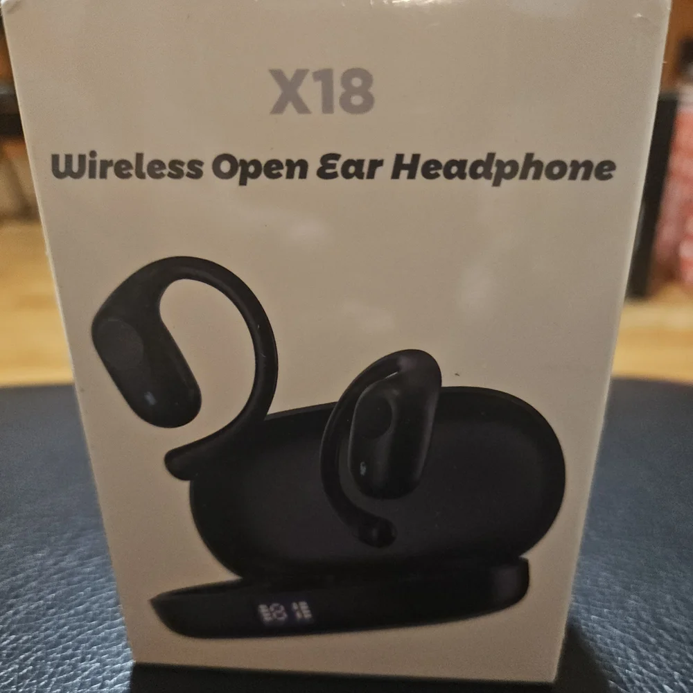 X18 Wireless Open Ear Headphones - Black